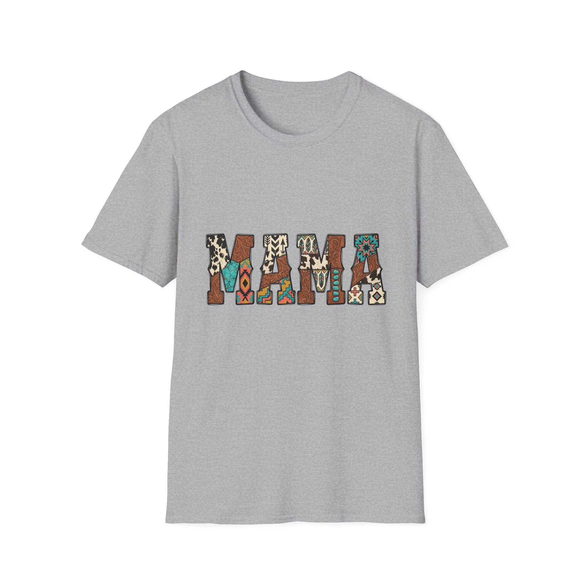 Mama Graphic Boho Tribal Pattern Mother's Day Tee