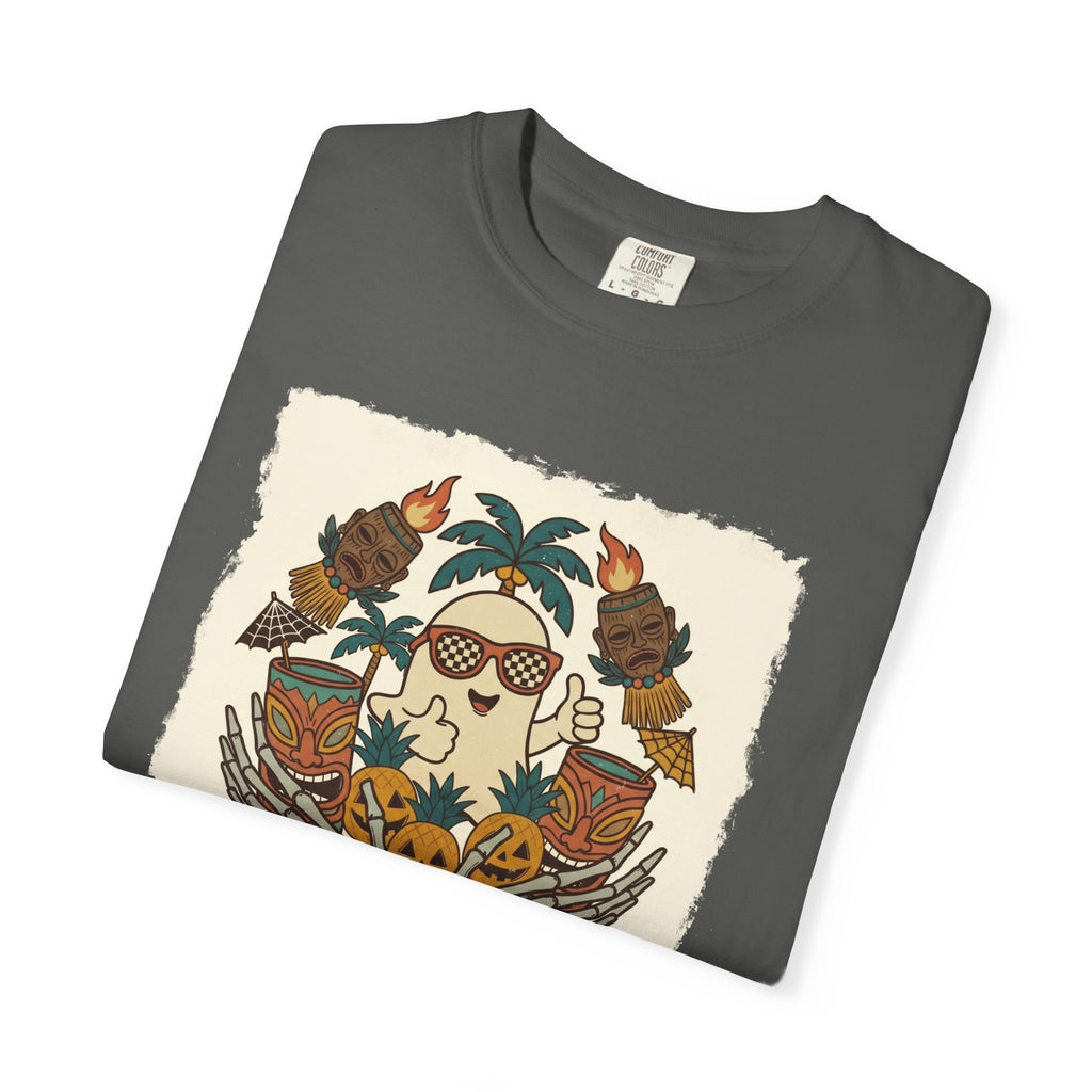 Spooky TikiWeen SummerWeen Ghost Comfort Colors TShirt