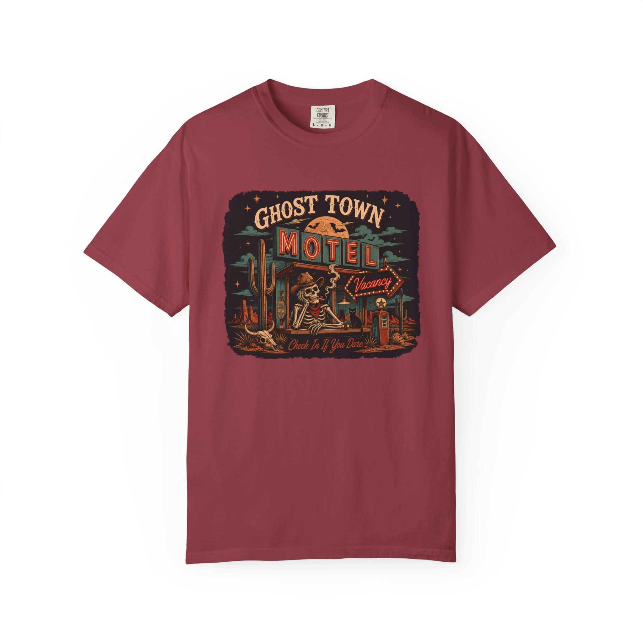 Ghost Town Vintage Desert Motel Comfort Colors TShirt