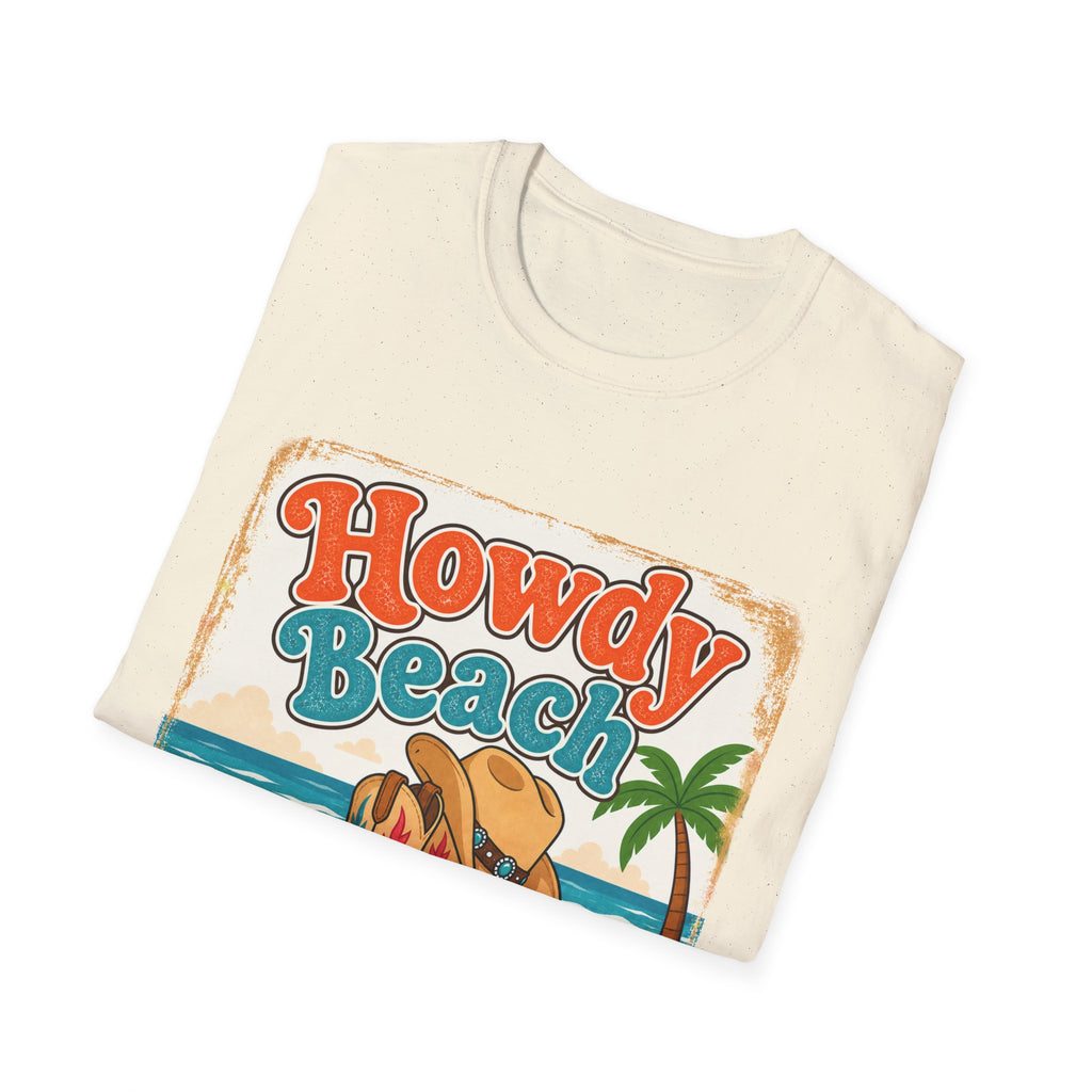 Retro Cowboy Boots & Margarita Beach T-Shirt