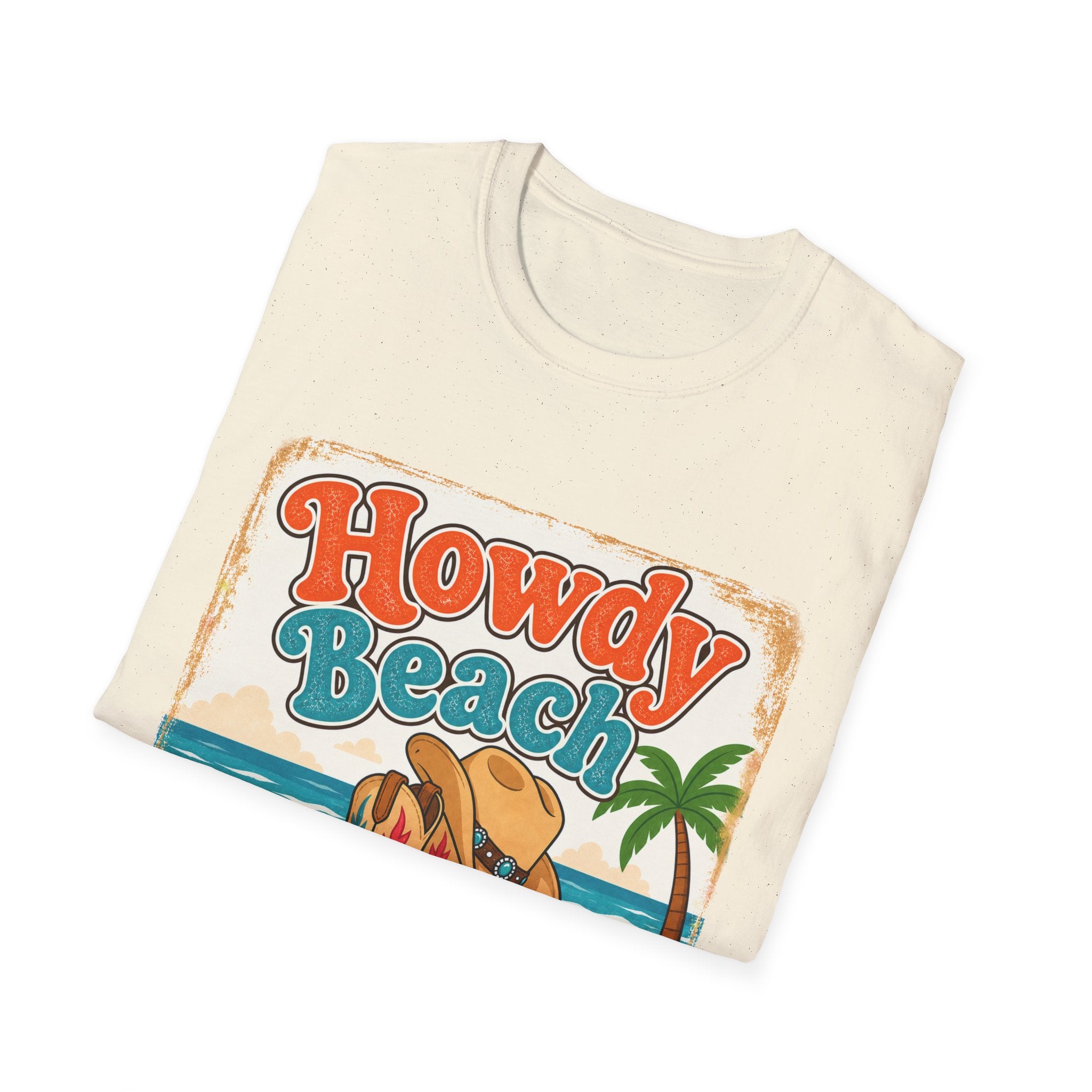 Retro Cowboy Boots & Margarita Beach T-Shirt