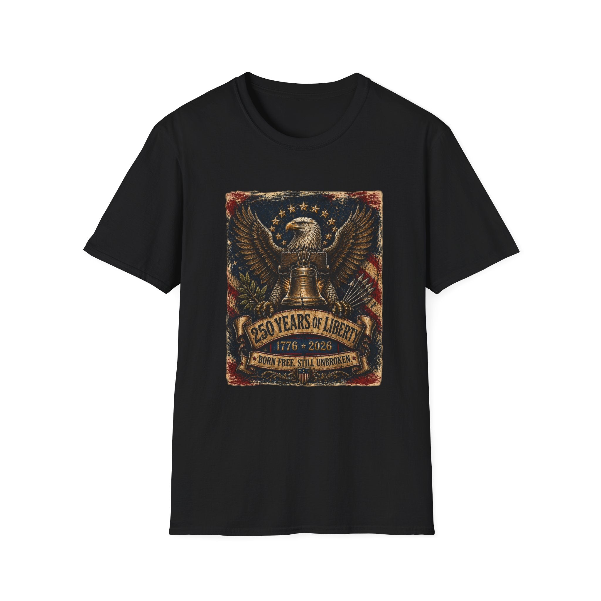 Liberty Eagle  250 Years of Liberty Patriotic T-Shirt