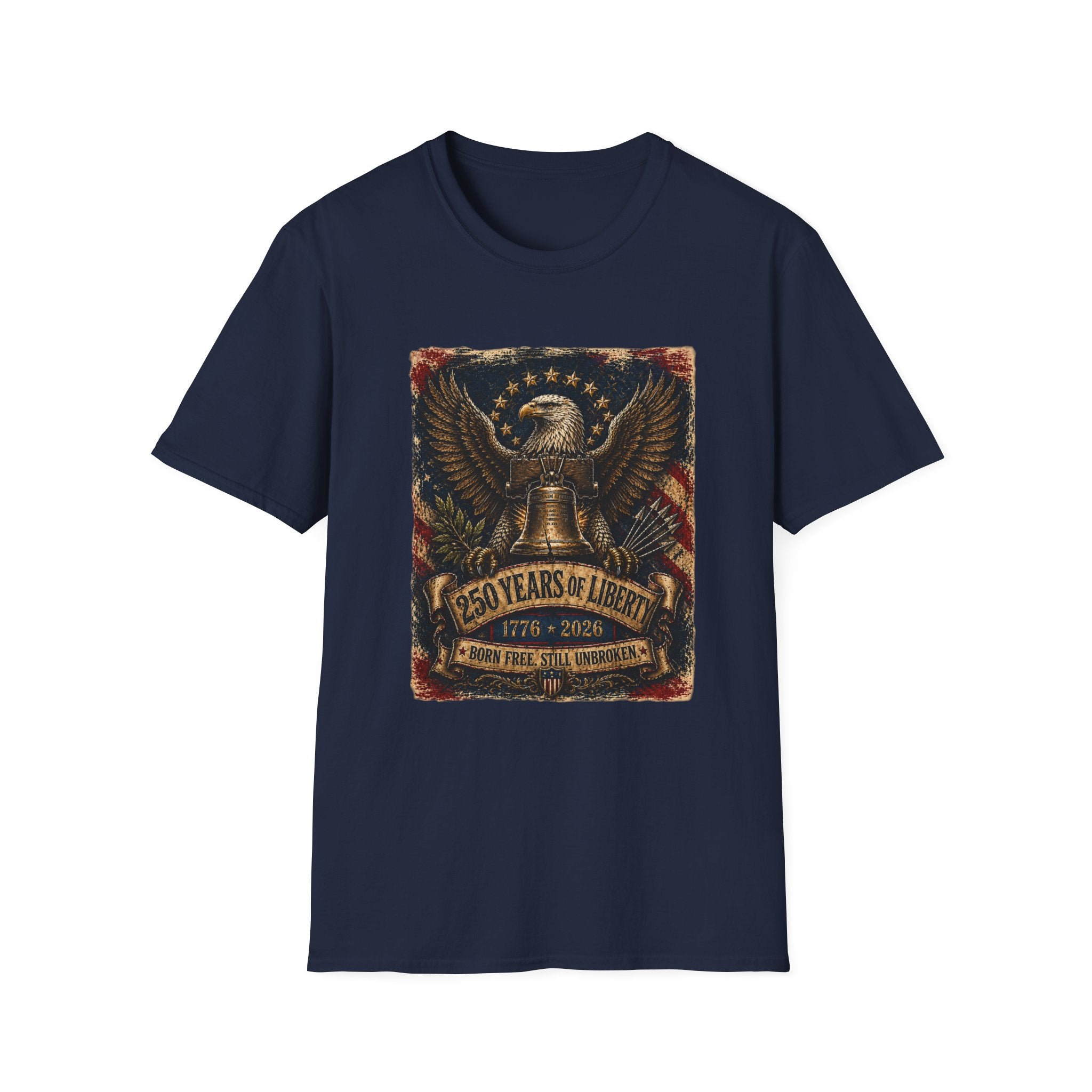 Liberty Eagle  250 Years of Liberty Patriotic T-Shirt