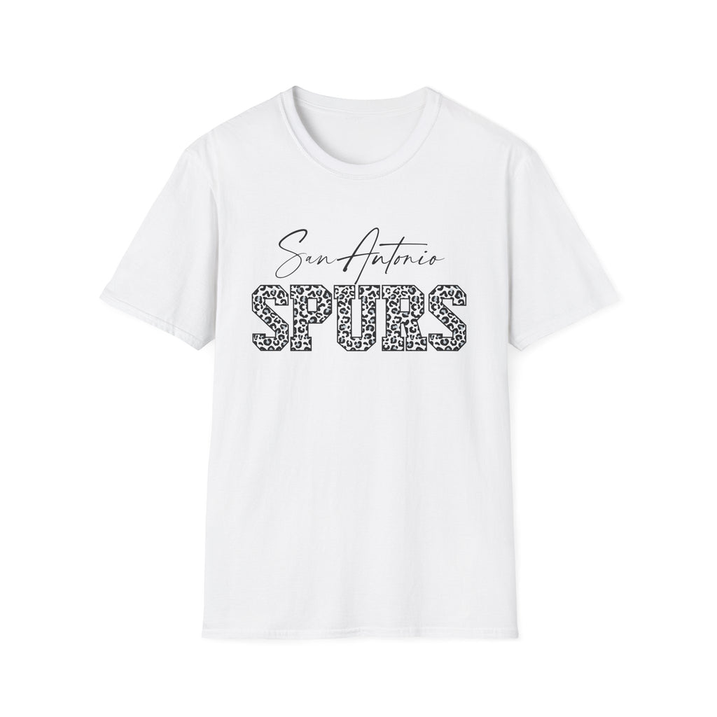 San Antonio Spurs Leopard Print T-Shirt