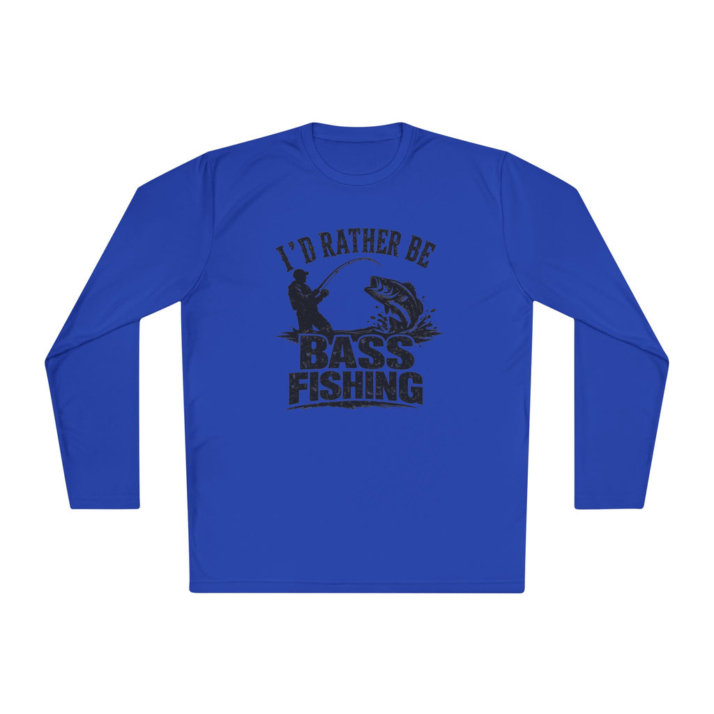 I'd Rather Be Bass Fishing Lightweight Long Sleeve Shirt