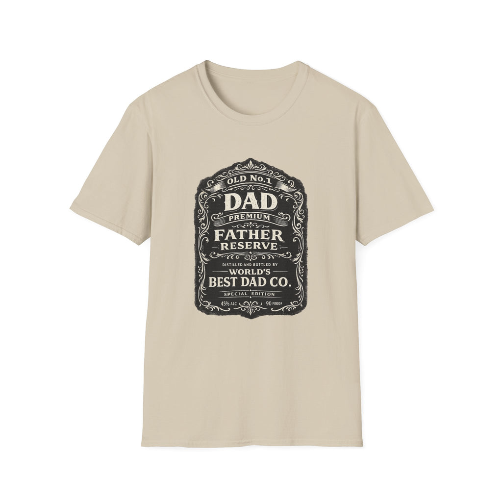 Best Dad Co. Vintage Label T-Shirt-Father's Day Gift