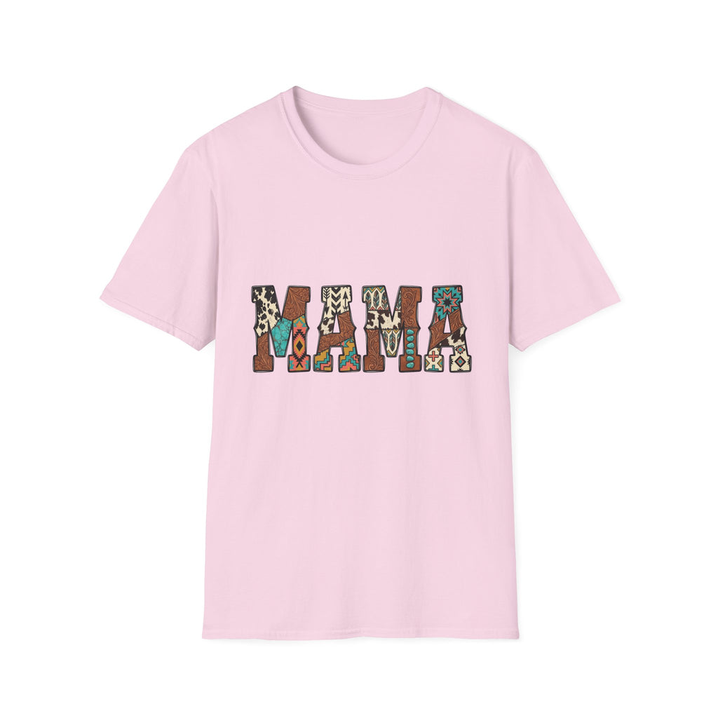 Mama Graphic Boho Tribal Pattern Mother's Day Tee