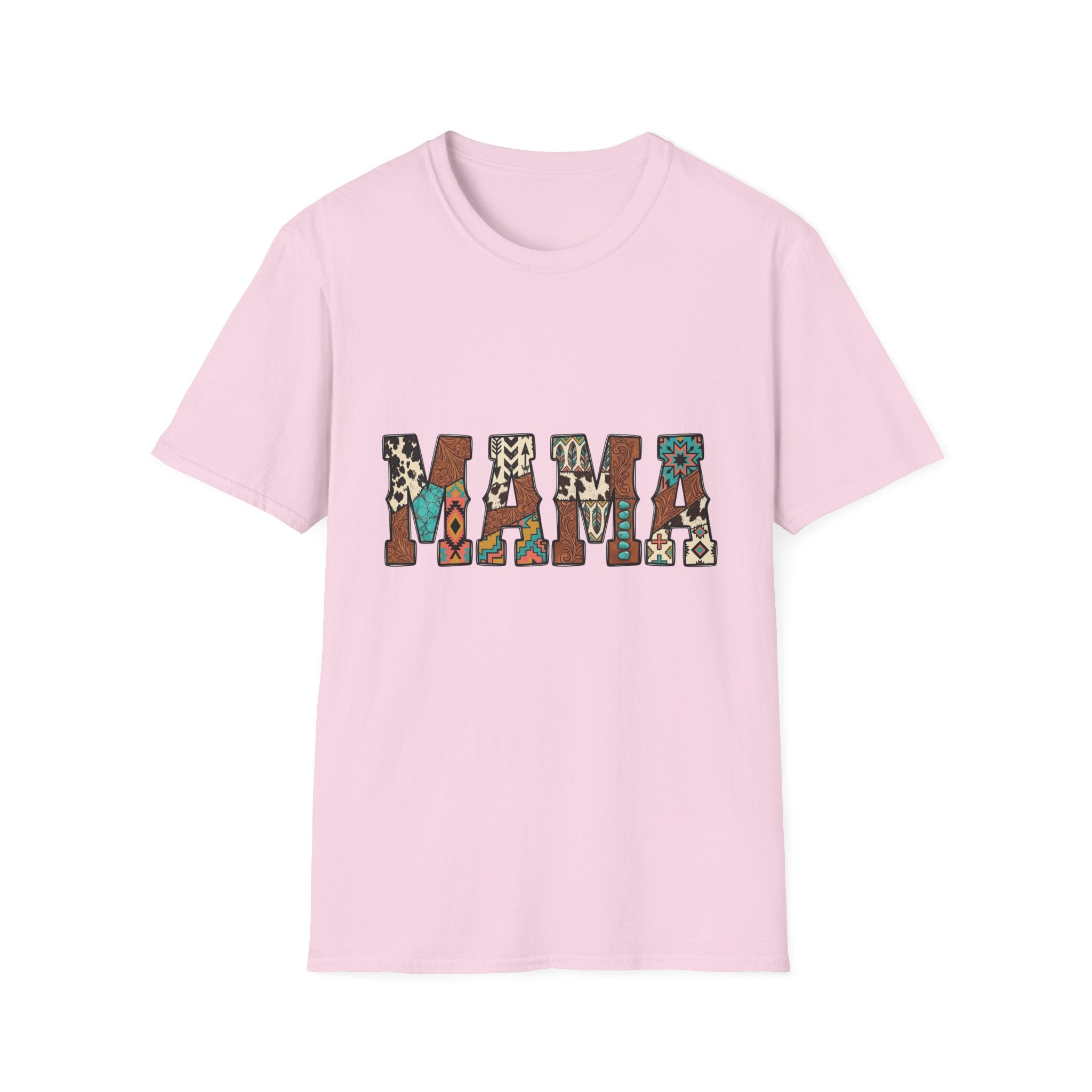 Mama Graphic Boho Tribal Pattern Mother's Day Tee