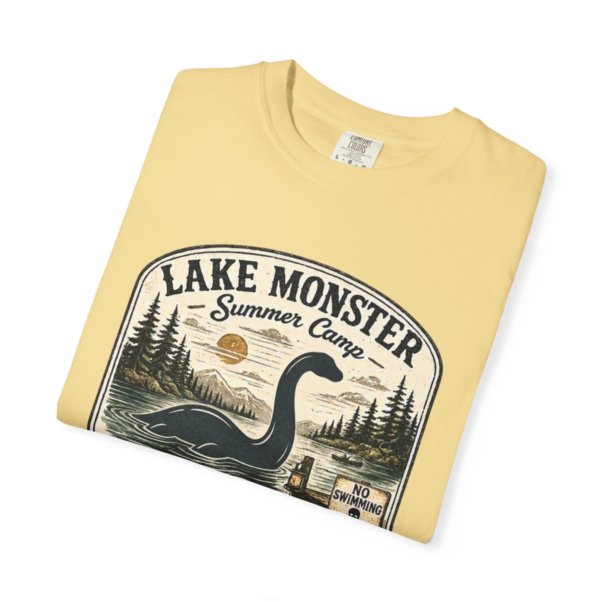 Lake Monster Summer Camp Comfort Colors T-Shirt