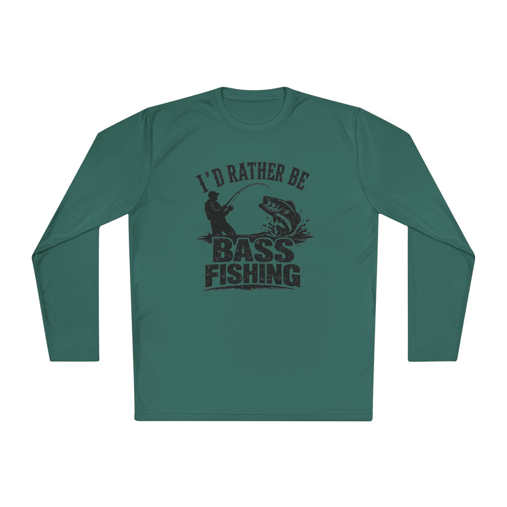 I'd Rather Be Bass Fishing Lightweight Long Sleeve Shirt