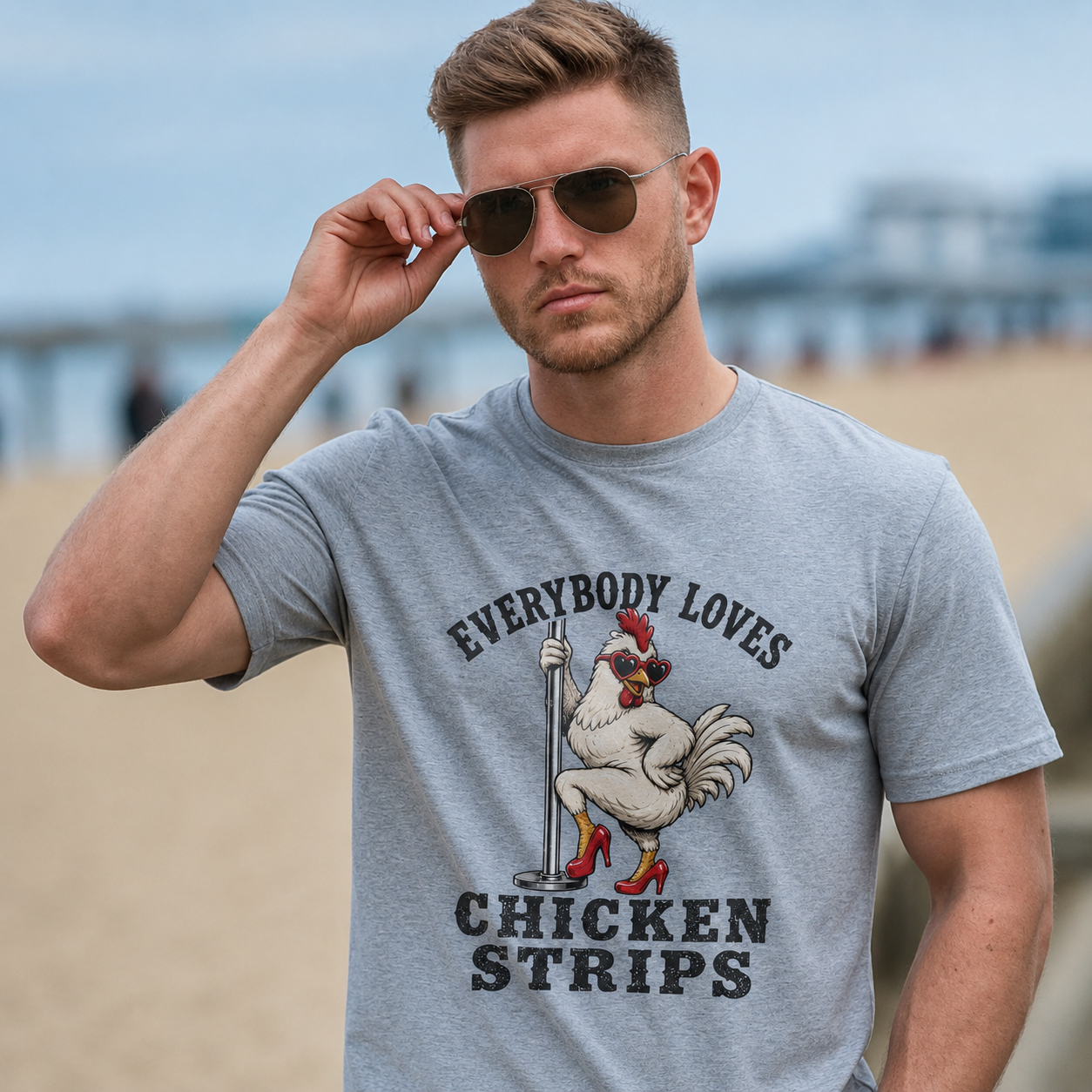 Everybody Loves Chicken Strips T-Shirt