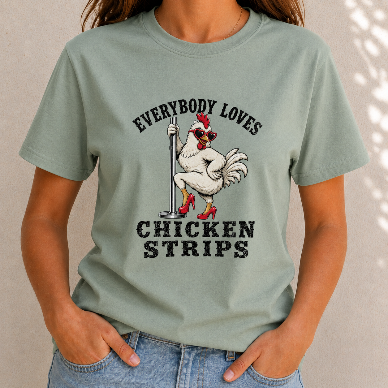 Everybody Loves Chicken Strips T-Shirt
