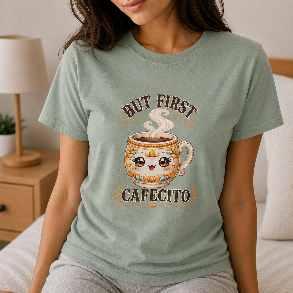 But First Cafecito Cute Coffee Mug T-Shirt