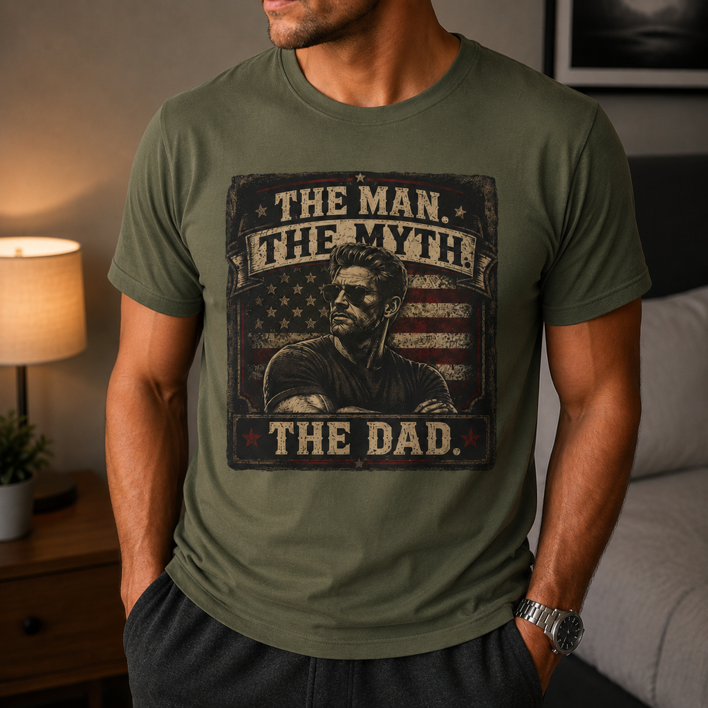 The Man The Myth The Dad T-Shirt- Father's Day Gift