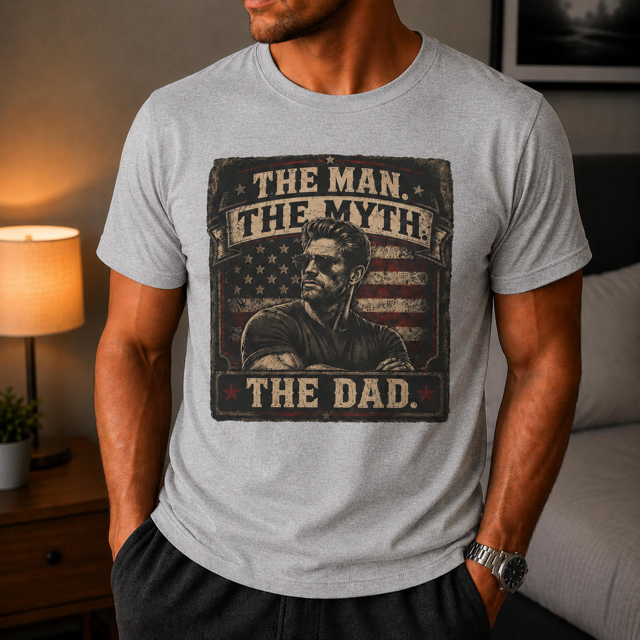 The Man The Myth The Dad T-Shirt- Father's Day Gift