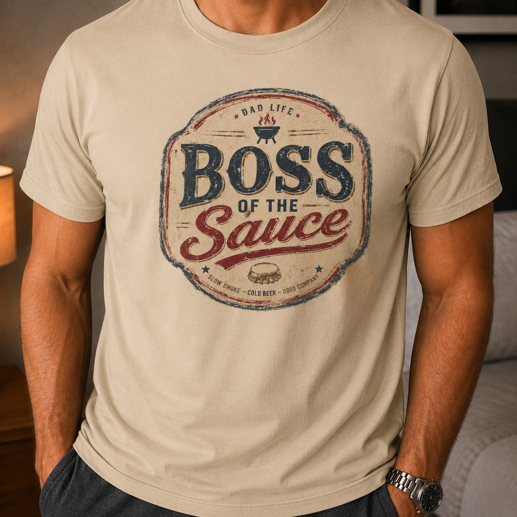 Boss of the Sauce Dad T-Shirt