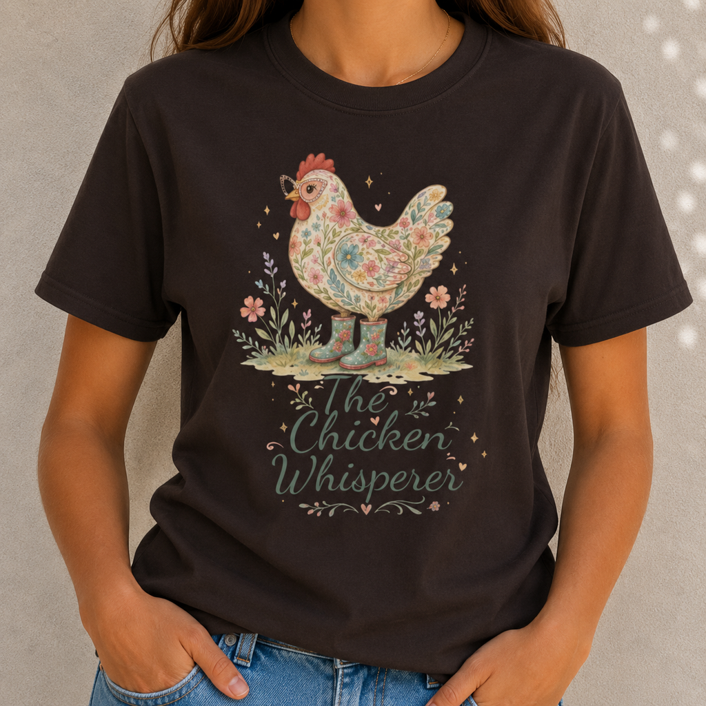 Floral Chicken Whisperer T-Shirt