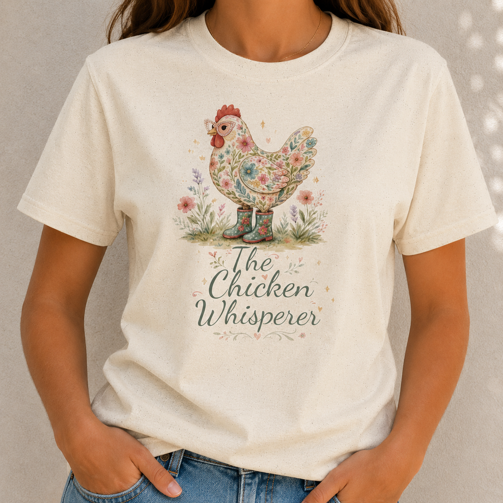Floral Chicken Whisperer T-Shirt
