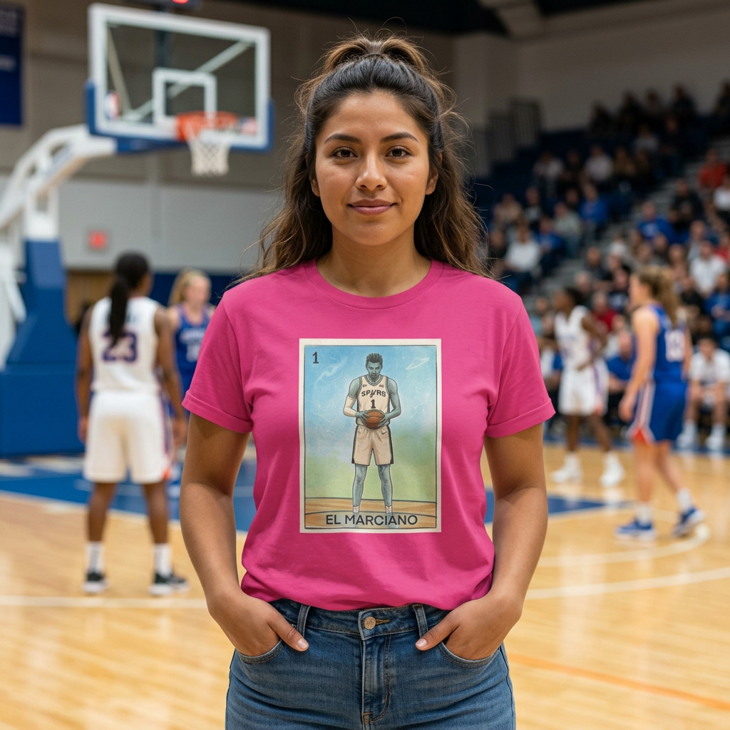 Basketball Lotería "El Marciano" Graphic T-Shirt