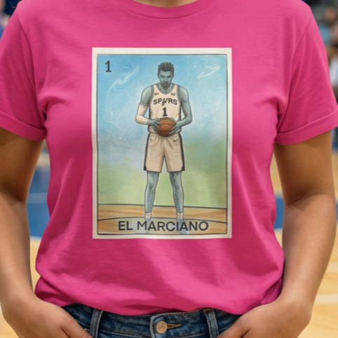 Basketball Lotería "El Marciano" Graphic T-Shirt