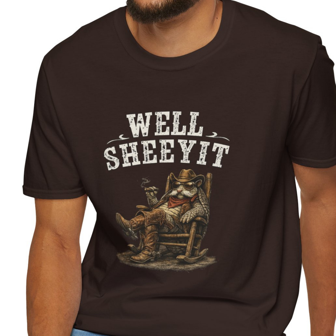 "Well, Sheeyit" Armadillo Funny Shirt