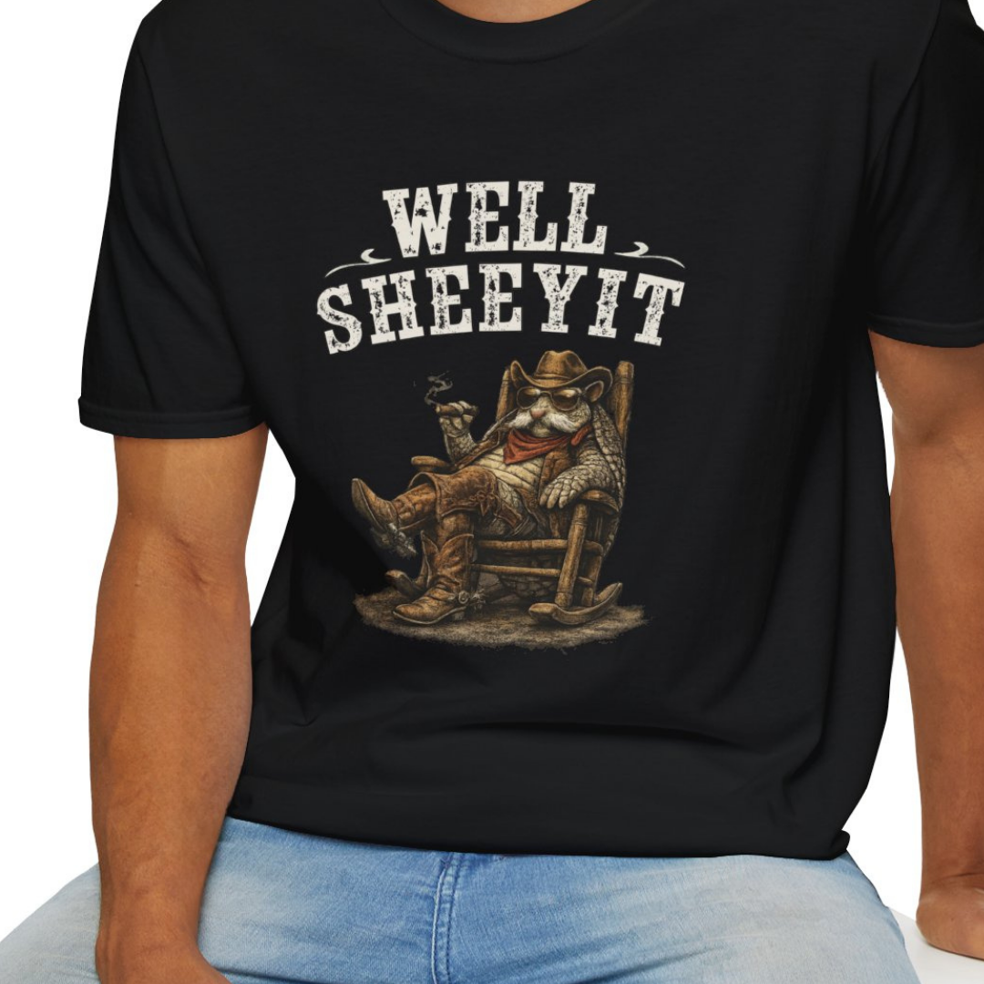 "Well, Sheeyit" Armadillo Funny Shirt