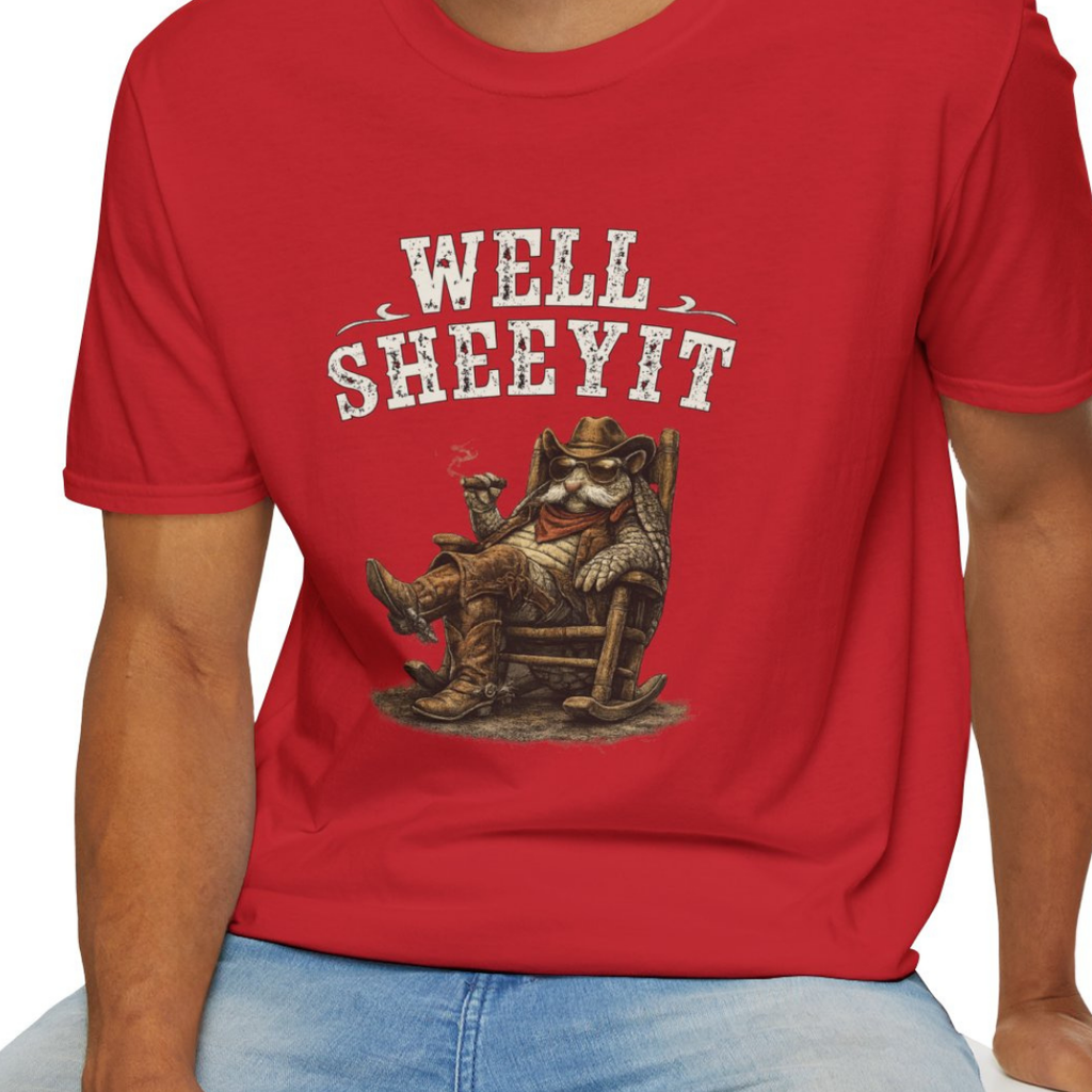 "Well, Sheeyit" Armadillo Funny Shirt