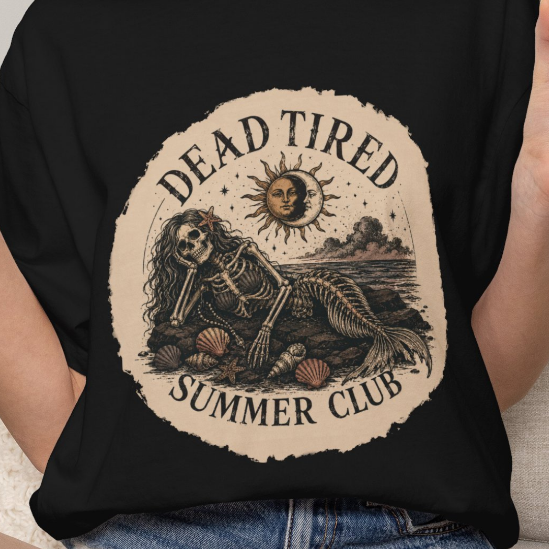 Dead Tired Summer Club Comfort Colors T-Shirt