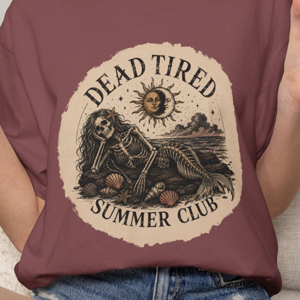 Dead Tired Summer Club Comfort Colors T-Shirt