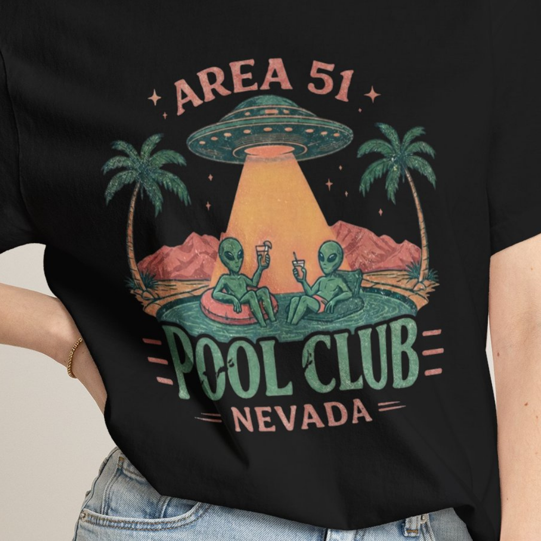 Area 51 Pool Club Comfort Colors TShirt
