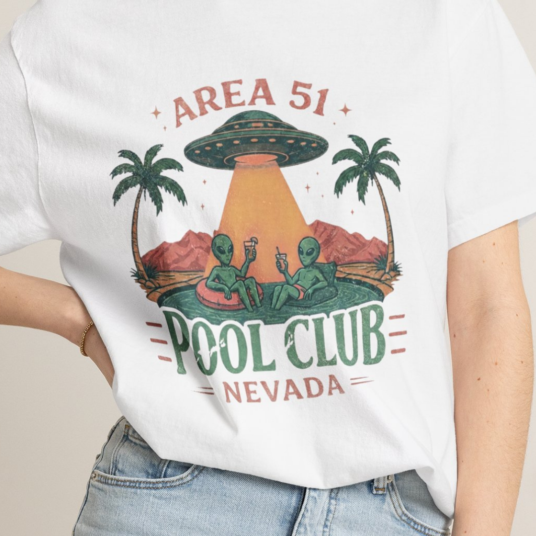 Area 51 Pool Club Comfort Colors TShirt