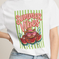 Summer Vibes Watermelon Crab Comfort Colors TShirt