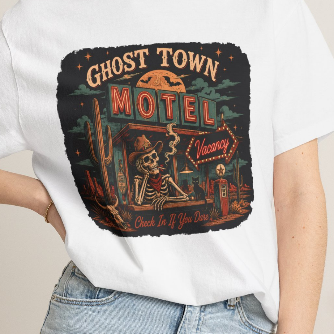 Ghost Town Vintage Desert Motel Comfort Colors TShirt