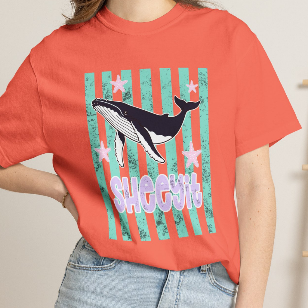 Whale Sheeyit Summer Comfort Colors T-Shirt