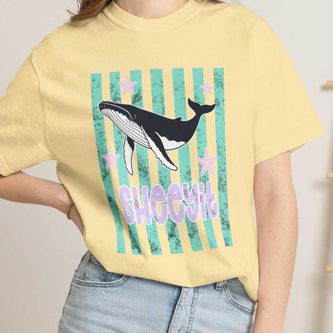 Whale Sheeyit Summer Comfort Colors T-Shirt