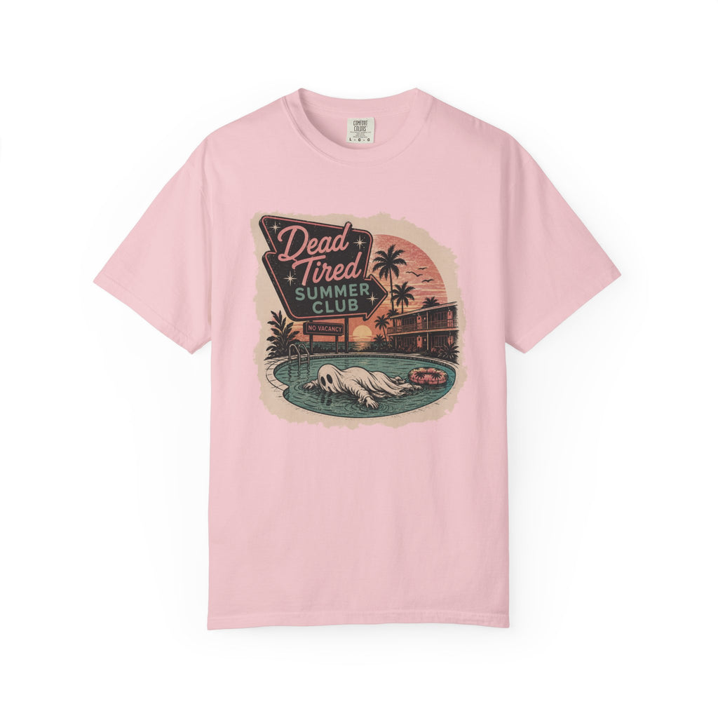 Dead Tired Club Summer-Ween Ghost Comfort ColorsT‑Shirt