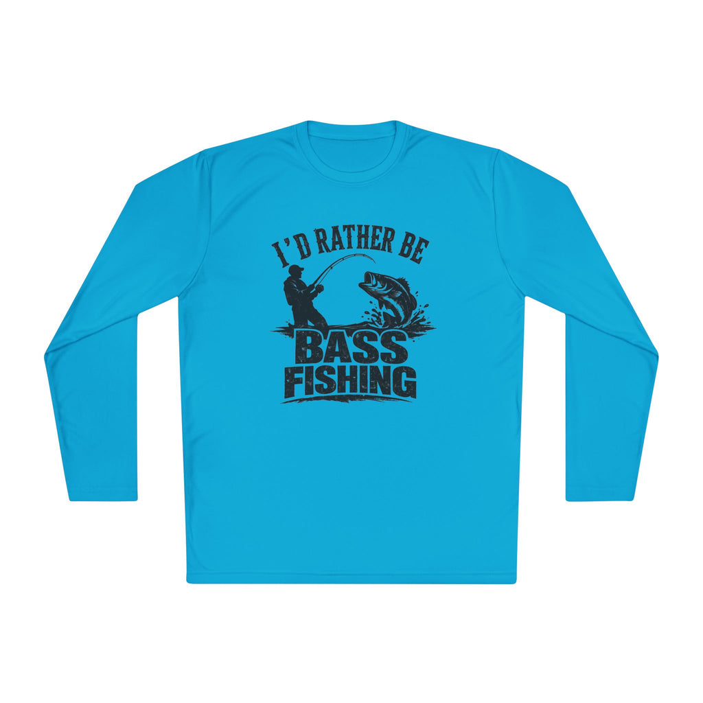 I'd Rather Be Bass Fishing Lightweight Long Sleeve Shirt