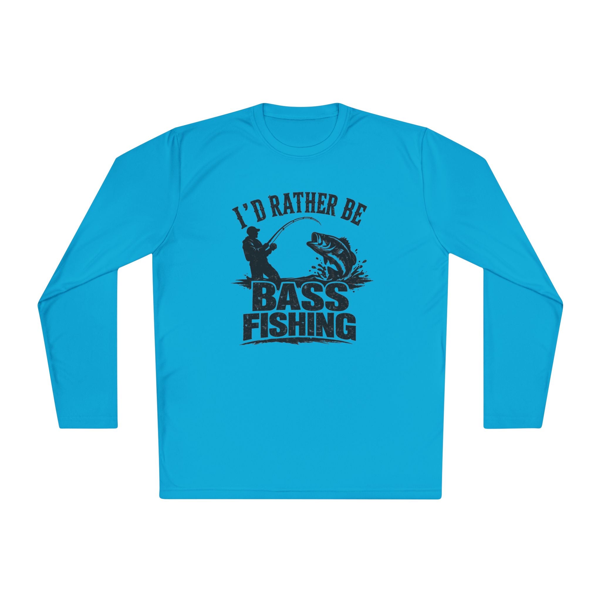 I'd Rather Be Bass Fishing Lightweight Long Sleeve Shirt
