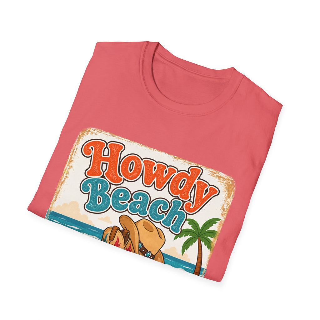 Retro Cowboy Boots & Margarita Beach T-Shirt
