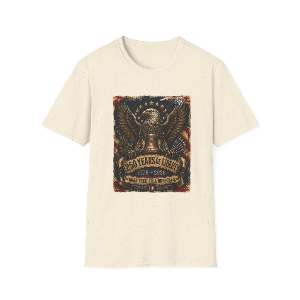 Liberty Eagle  250 Years of Liberty Patriotic T-Shirt