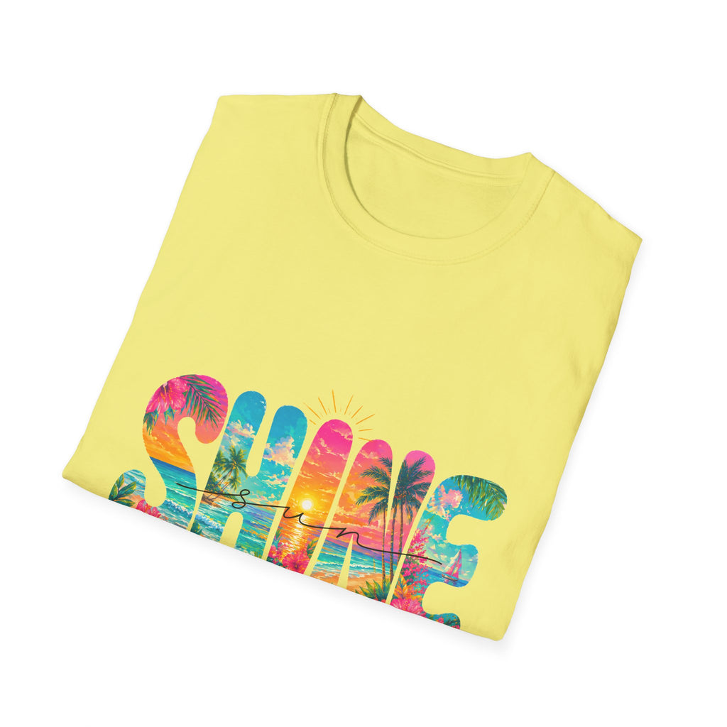 Colorful Floral Sunshine Summer T-Shirt