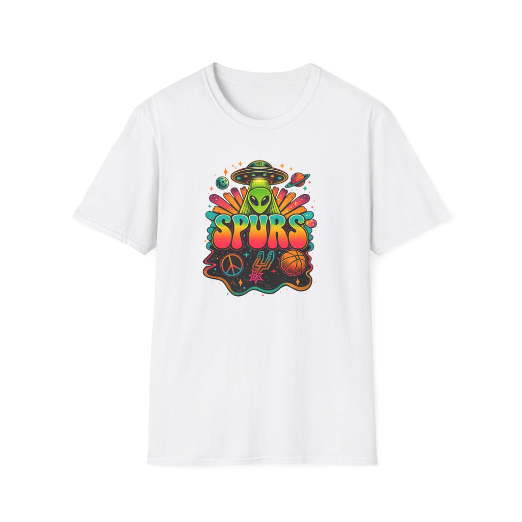 Retro Alien San Antonio Basketball  T-Shirt