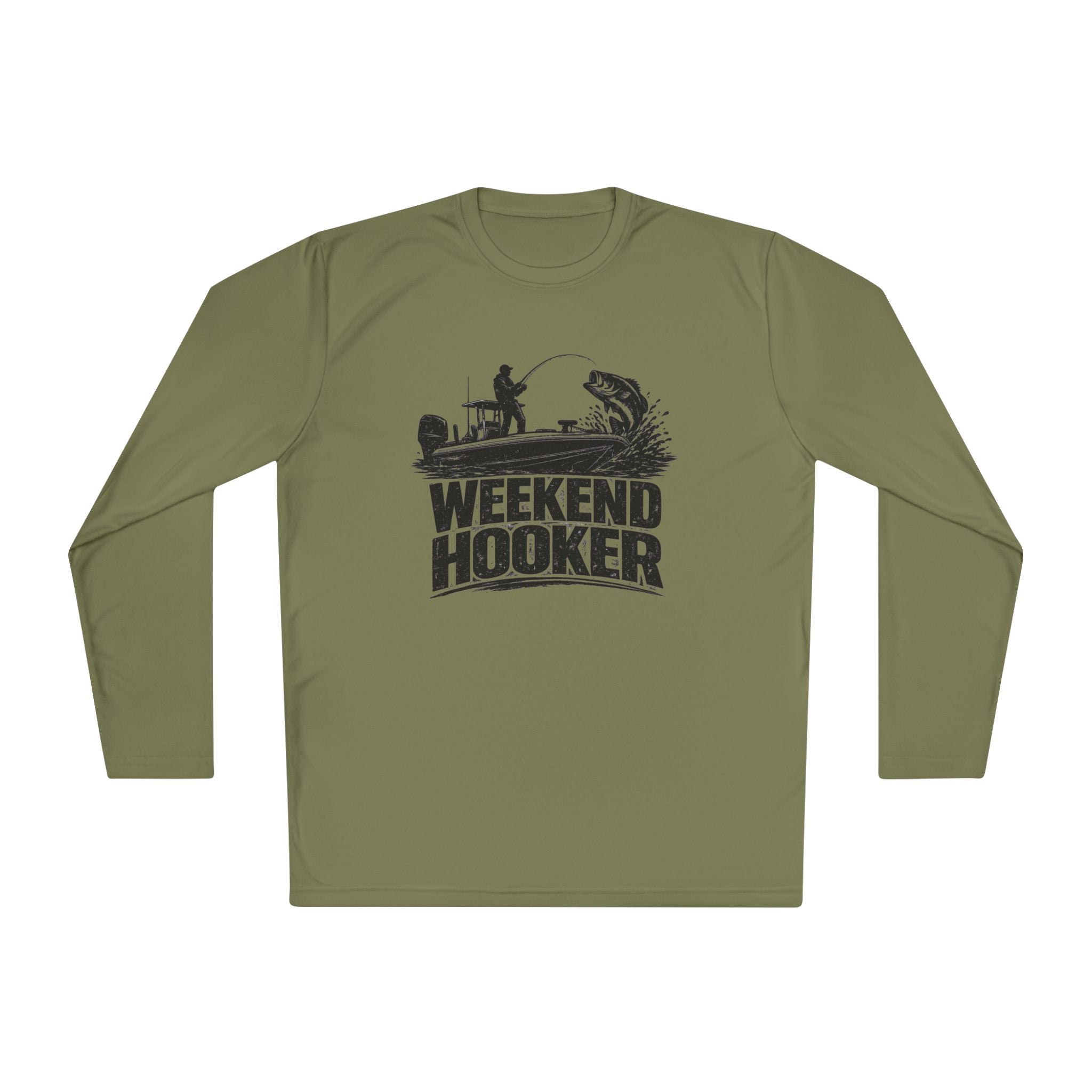 Weekend Hooker Fishing Long Sleeve Tee