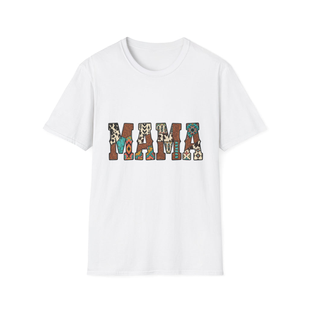 Mama Graphic Boho Tribal Pattern Mother's Day Tee