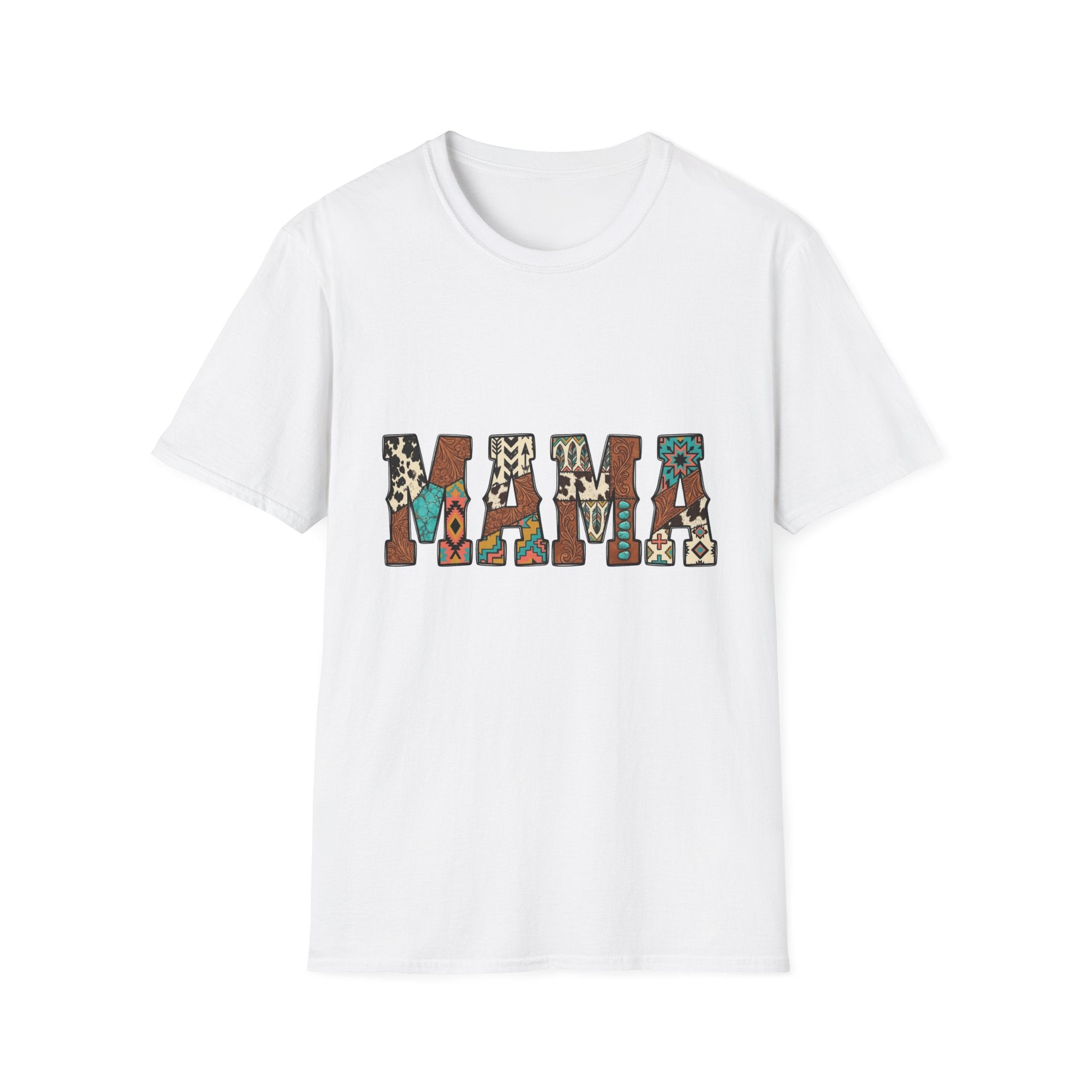Mama Graphic Boho Tribal Pattern Mother's Day Tee
