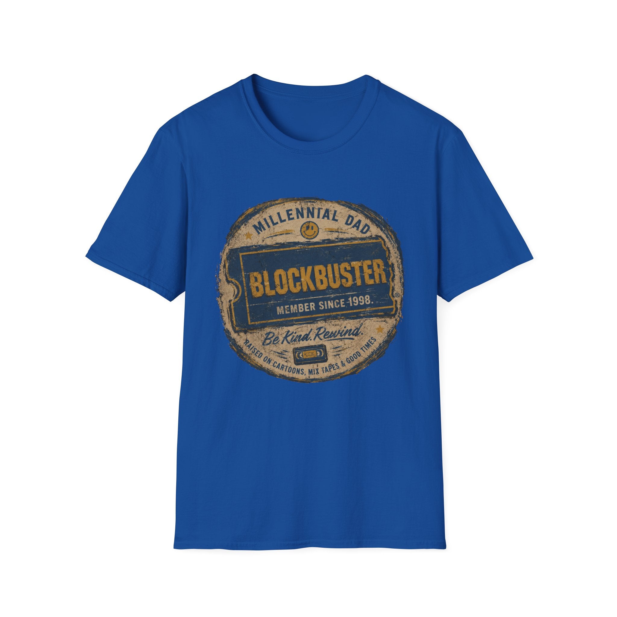 Retro Blockbuster Millennial Dad Vintage T-Shirt