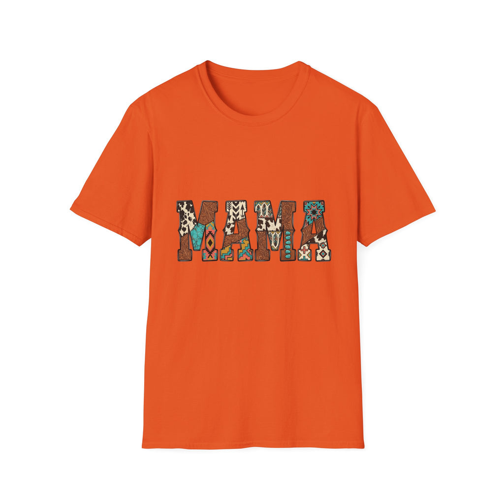Mama Graphic Boho Tribal Pattern Mother's Day Tee