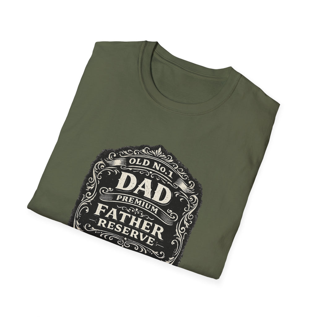 Best Dad Co. Vintage Label T-Shirt-Father's Day Gift