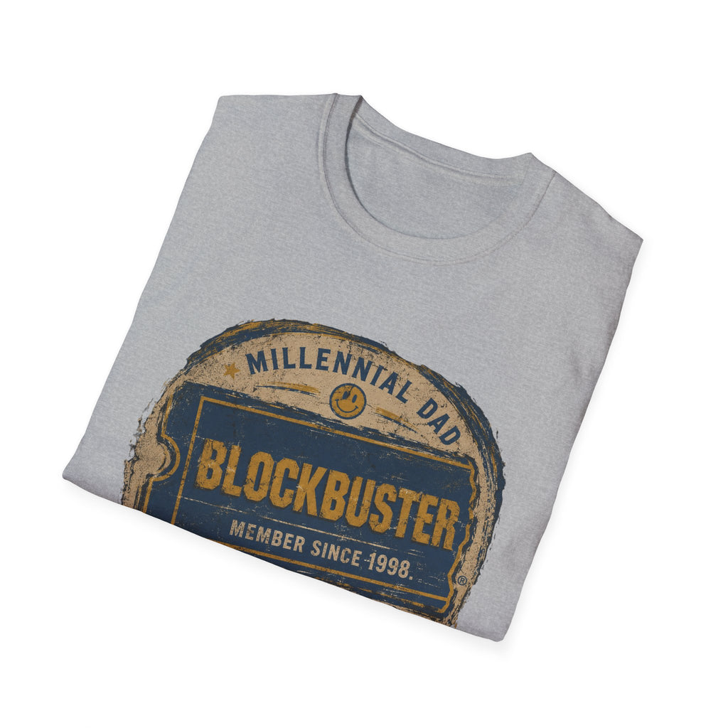 Retro Blockbuster Millennial Dad Vintage T-Shirt