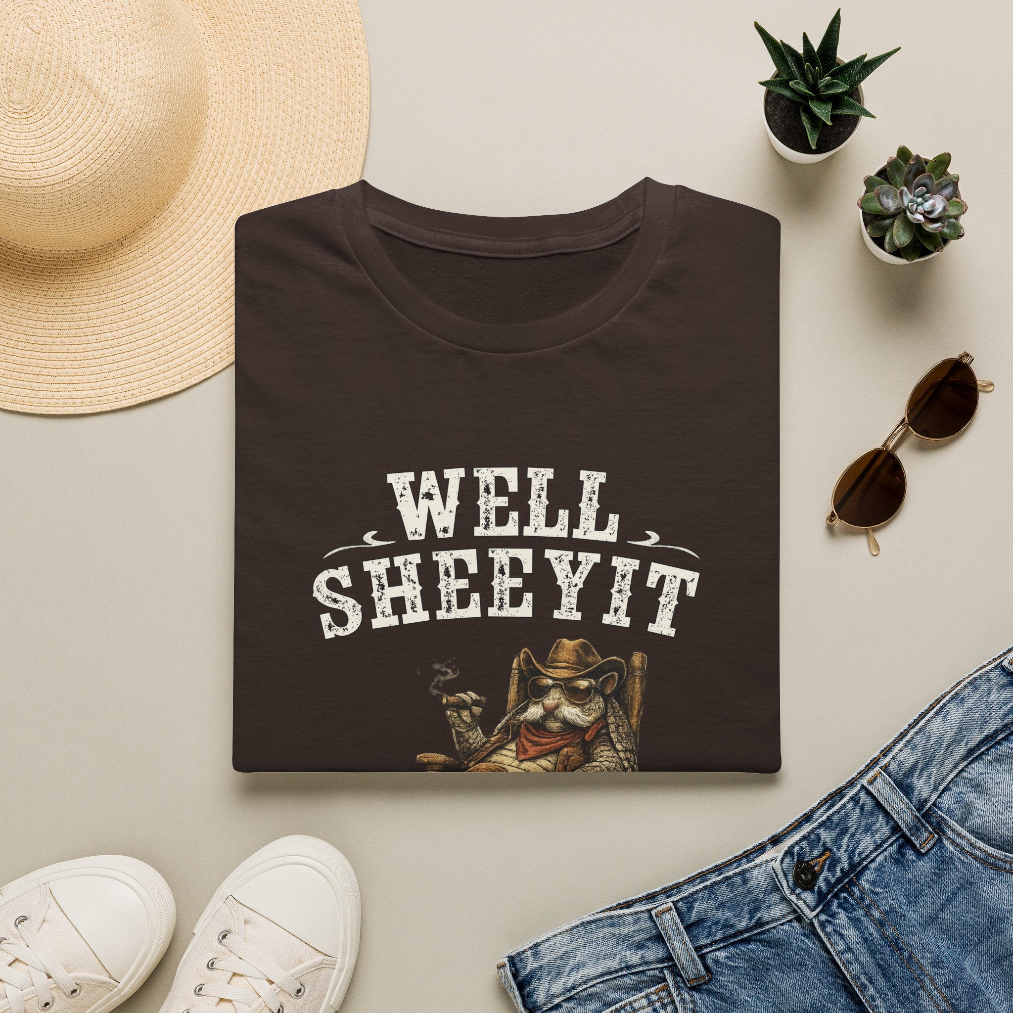 "Well, Sheeyit" Armadillo Funny Shirt